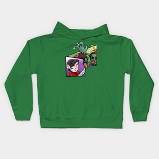 Liz the zombie slayer Kids Hoodie